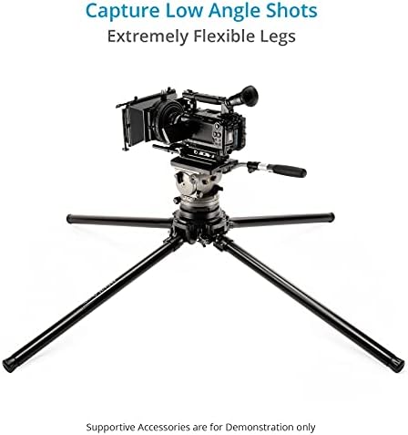 PROAIM Quado DSLR Video Kameralar ve Kaydırıcılar için 4 Ayaklı Ağır Hizmet Tipi Stand-Mitchell Tabanı / Taşınabilir, Hafif,