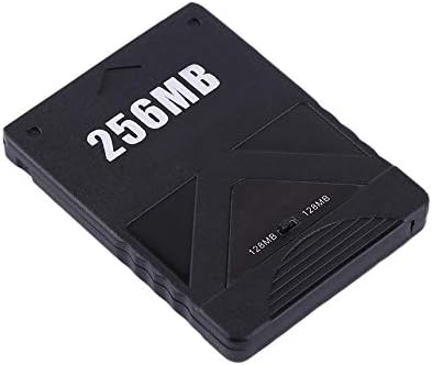 AMONİDA 8 M-256 M Hafıza Kartı Yüksek Hızlı Sony PlayStation 2 PS2 Oyunları Aksesuarları, Siyah (256 M)