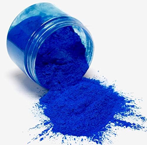 (51g / 1.8 oz) Yanardöner Mavi Siyah Elmas Pigmentler Çok Amaçlı DIY Sanat ve El Sanatları Katkı / Doğal Banyo Bombalar, Reçine