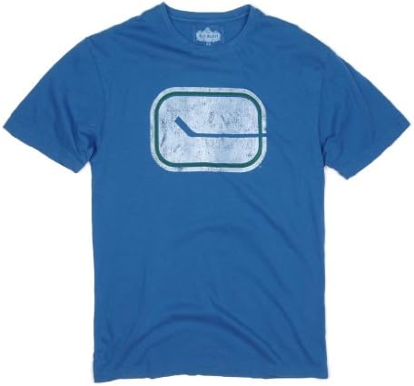 NHL Vancouver Canucks Pirinç Çiviler Vintage Tarzı T-Shirt