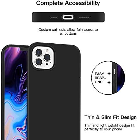 MOONORN Telefon Kılıfı için iPhone 13 Pro Max, silikon Ultra İnce Darbeye Dayanıklı Telefon Kılıfı ile Yumuşak Anti-Scratch