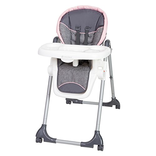 Baby Trend Dine Time 3'ü 1 arada Mama Sandalyesi, Yıldız Işığı Pembe, 37 x 22,75 x 42,75 İnç (1'li Paket)