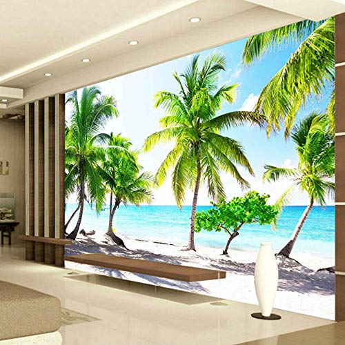 Fıfıkoj 3D Fotoğraf Duvar Kağıdı Deniz Skyline Kıyı Plaj 3D Duvar Kağıdı Duvar Rolls Odası için Duvar Kağıdı Wallpaper-450X300
