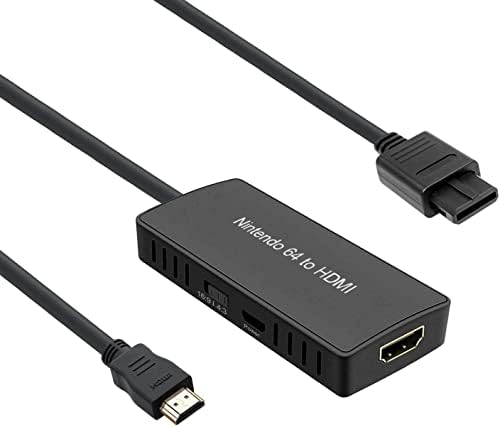 HDMI Kablosu için N64, Destek 16:9/4: 3 Dönüşüm, N64 HDMI Dönüştürücü, Kompozit ile N64/GameCube / SNES