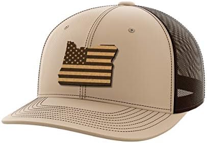 Oregon Birleşik Deri Yama Şapka