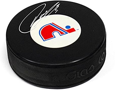 Owen Nolan Quebec Nordiques İmzalı Hokey Diski - İmzalı NHL Diskleri