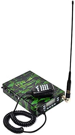 HYS Mobil Telsiz Dual Band Askeri Kamuflaj Mobil Radyo VHF / UHF İki Yönlü Amatör Radyo (Komple Bir Set)