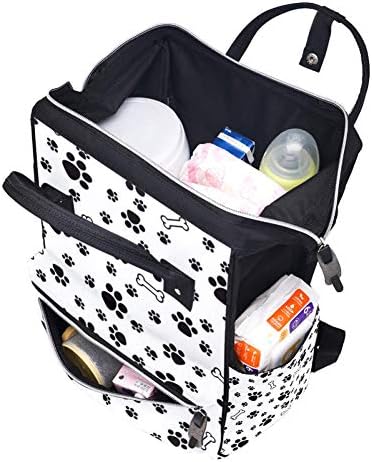 Bones Paws Bebek Bezi Çantaları Bebek Bezi Sırt Çantası Değiştirme Çantası
