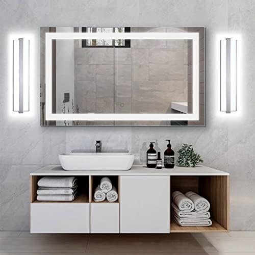LLHZSY Vanity İşık Fikstürü, Dim Akrilik LED Banyo Duvar Aydınlatma, Modern Banyo Duvar Işıkları için Ayna Üzerinde Banyo,