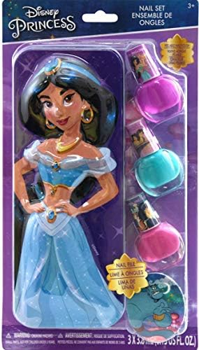 Townley Kız Disney Prenses Ariel Çanta ile 3 Paket Oje Seti, 4 Sayısı