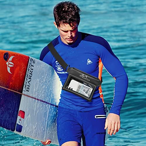 MoKo Su Geçirmez Telefon Kılıfı Fanny Paketi, Yüzen Kuru Çanta için Yüzme Kayaking Dalış, iPhone ile uyumlu 13/13 Pro Max /