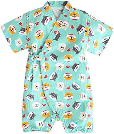 PAUBOLİ Bebek Romper Kimono Bornoz Pamuk Japon Pijama