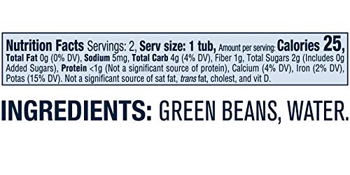 Gerber 1. Gıdalar Bebek Maması Küvetleri, Yeşil Fasulye, 2-2 OZ Küvetler / Paket (4'lü Paket)