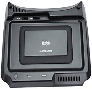 OEMC 10 W Kablosuz araba şarjı - Qİ Araba Cep Telefonu Şarj Plakası Adanmış CRV CR-V 2017 2018 2019 2020,Siyah