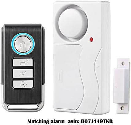 Hendun Ekstra Uzaktan Kumanda için Kablosuz Anti-Hırsızlık Kapı ve Pencere Güvenlik Alarm/Bisiklet Alarm,En 433 MHz Güvenlik