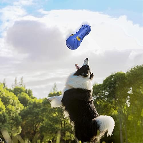 Agresif Çiğneyiciler için Köpek Çiğneme Oyuncakları Büyük Cins Orta Küçük,Gıcırtılı Sert Squeaker ile Doğal Kauçuk Köpek Oyuncak