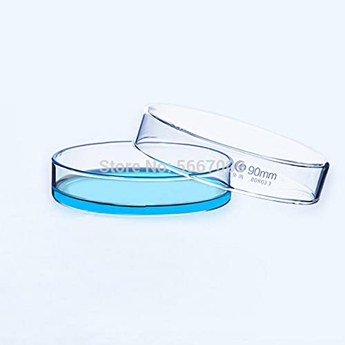 5 adet / paket 90mm Boro Cam petri kapları için Uygun Fiyatlı Hücre Temizle Steril Kimyasal Enstrüman Kültür Çanak Laboratuvar