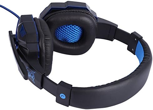 Jopwkuin Oyun Kulaklığı, USB Takın Kulaklarınızı Rahat Tutun Zengin Ses Gürültü Önleyici Mikrofon PC Kulaklığı Oyun Oynamak