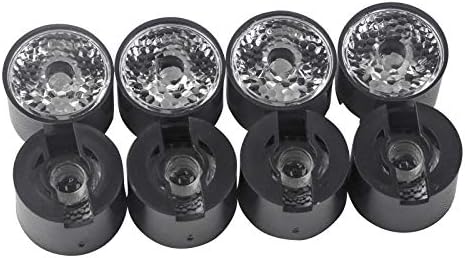 (20'li Paket) Braketsiz Akrilik Lens, Led Boncuk, Led Çip, Led Lamba Ampul Odak, 25 Derece Φ35mm için Led Lens Kullanımı Odaklama