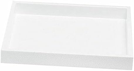 12 Takı Ekleme Tepsileri Beyaz Ekran Organizatör 14 ¾ X 8 ¼ X 1 ½ Saklama Plastik kutu organizatör organizatör mücevher kutuları