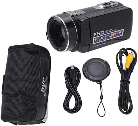 Shanrya Video Kamera Kamera, Hediyeler için Dijital Kameralar El 24MP Çok Fonksiyonlu