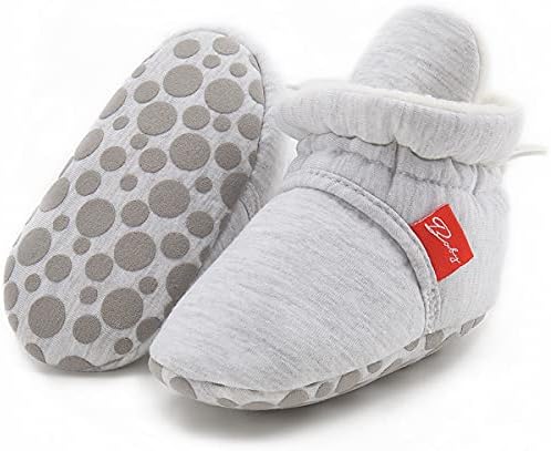 ohsofy Yenidoğan Bebek Pamuk Patik Kalmak Terlik Kış Sıcak Yumuşak Ayakkabı Kaymaz Bebek yarım çizmeler Beşik Ayakkabı