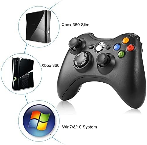 YUDEG Xbox 360 Kablosuz Denetleyici Joystick Gampad Xbox 360 PC Windows 7 için