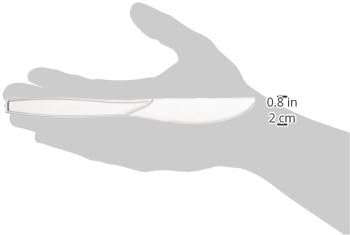Fineline ayarları Tek Kullanımlık Plastik Bıçaklar / Şeffaf / Flairware Koleksiyonu / 100 Bıçak Paketi, 100 sayım