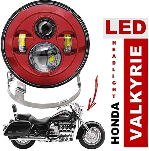 Kartal ışıkları Valkyrie 7 inç projeksiyon LED far Halo yüzük kiti ile 96-03 Honda Valkyrie modelleri için
