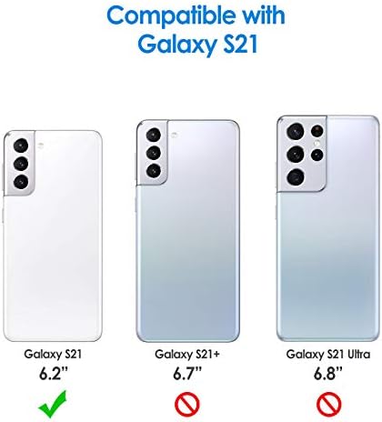 JETech Slim Fit Kılıf Samsung Galaxy S21 5G ile Uyumlu (Artı + için DEĞİL) 6.2 İnç, Şok Emici ve Karbon Fiber Tasarımlı İnce