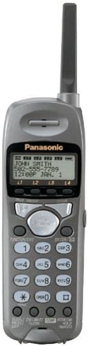 Panasonic KXTGA400B KXTG4000B Genişletilebilir Telefon için 2.4 GHz Aksesuar Ahizesi (Siyah) (KX-TGA400B)