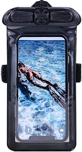 Vaxson Telefon Kılıfı Siyah, Oppo A1k Su Geçirmez Kılıfı Kuru Çanta ile Uyumlu [Değil Ekran Koruyucu Film ]