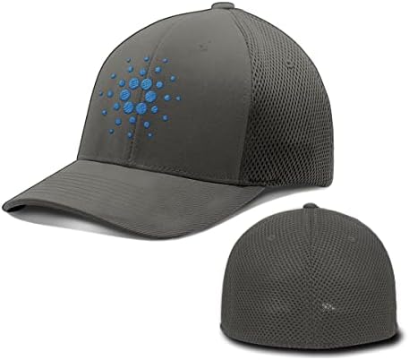 BustedTees Cardano Flexfit Şapka Cryptocurrency Ticaret Beyzbol Şapkası