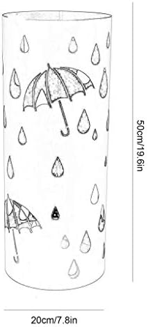 Demir Şemsiye Standı-Yuvarlak Şemsiye Tutucu için Şemsiye Raf, Uzay Tasarrufu Organizatör için Kapalı, Açık, Koridor, Araba