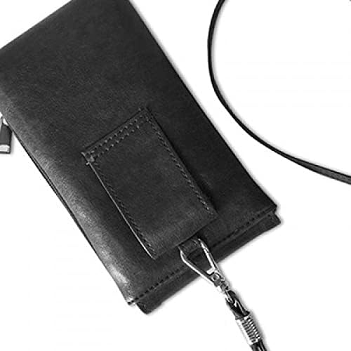 Şık kelime Travelholic Art Deco Hediye Moda Telefon cüzdan çanta asılı cep kılıfı siyah cep