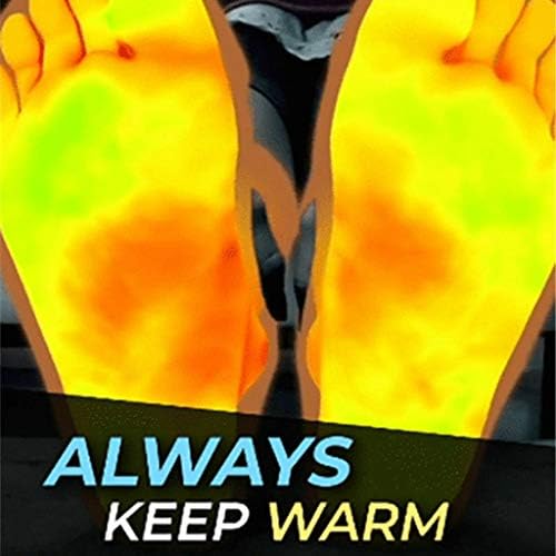 Wenini Kendinden ısıtmalı Çorap Unisex KÖKNAR Turmalin Çorap-Kendinden ısıtmalı terapi çorapları (Siyah)