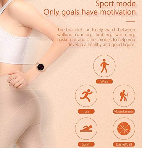Smart Watch for Women, Fitness Tracker with Female Physical Period Predicted, Kan Oksijen, Kan Basıncı, Nabız, Uyku Monitör,