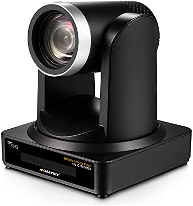 AVMATRİX PTZ1270-10X Full HD PTZ Kamera (10x Optik Zoom) Yayın ve Konferans Uzaktan Kumanda ve Montaj Braketi ile Canlı Akış