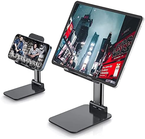 Katlanabilir Cep Telefonu Standı ve Tablet Standı - Yoozon Açı ve Yüksekliği Ayarlanabilir Masa tablet telefon tutucu
