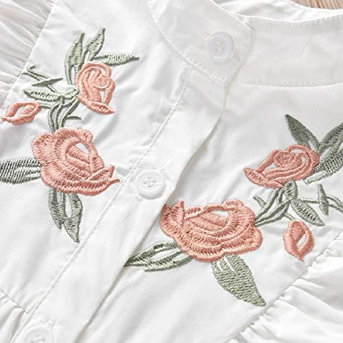 Yürüyor Çocuk Bebek Kız Giysileri 2 ADET Yaz Kıyafetler Set Fırfır Çiçek T-Shirt Yelek Tops+Şort Pantolon