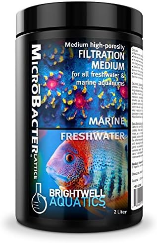 Brightwell Aquatics MicroBacter Kafes M – Tatlı Su, Ekili, Acı Akvaryumlarda ve Sistemlerde kullanılmak üzere Gözenekli Biyolojik
