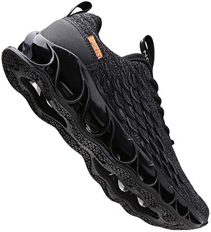 TSİODFO Erkekler Sneakers Mesh Nefes Konfor Atletik Spor Koşu Yürüyüş Ayakkabıları