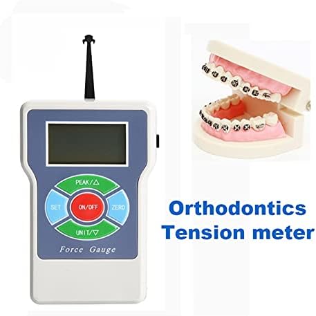 Ölçme Araçları 500g Taşınabilir Diş Ortodonti Dinamometre Dijital Gerginlik Ölçer Oral Kuvvet Ölçer (Renk : 2N)