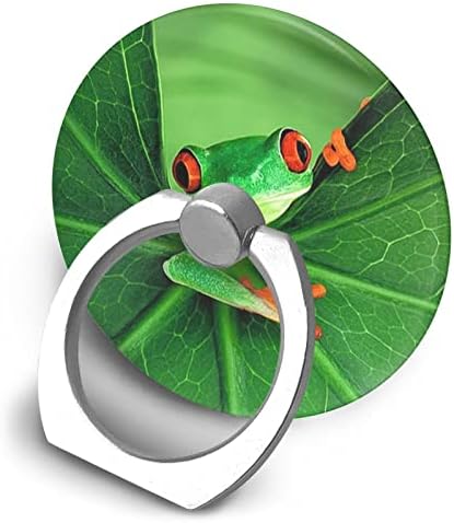 Sevimli Kurbağa Cep Telefonu Halka Tutucu 360 Derece Dönen Parmak Yüzük Standas Cep Telefonu Braketi