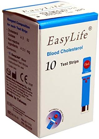 EasyLife Kolesterol Test Şeritleri (10 Adet / şişe)
