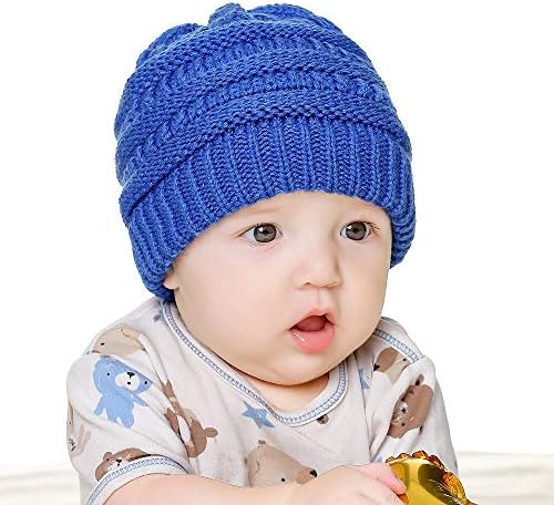 Aszlyni Bebek Kasketleri Bebek Yürüyor Kış Yumuşak Örgü Şapka Erkek Kız Sevimli Kafatası Kap Sıcak Manşet ısıtıcı Caps