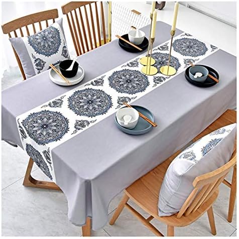 Masa Örtüsü Dikdörtgen Masa Örtüsü, çay masa Örtüsü PVC Masa Örtüsü Masa Örtüsü Ev Mutfak Dekorasyon Masa Örtüsü( Renk: 3,