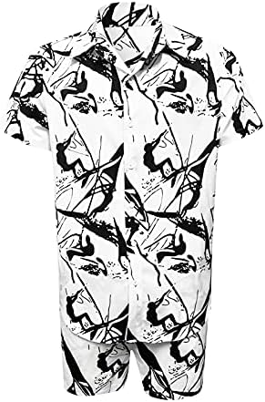 Xiloccer erkek Hawaii Gömlek Takım Elbise 2021 Erkek Yaz Kıyafeti erkek Rahat Eşofman erkek 2 Parça Plaj Gömlek Takım Elbise