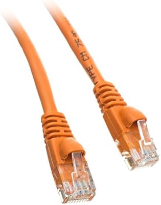 Cat6a 25 Ayak Turuncu Ethernet Yama Kablosu, Takılmayan / Kalıplanmış Önyükleme, 500 MHz (CNE42845)