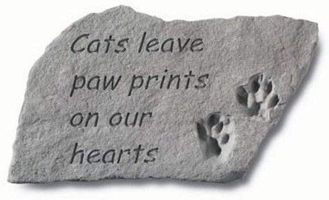Kediler Kalplerimizde Pençe İzleri Bırakıyor Pet Memorial Garden Stone